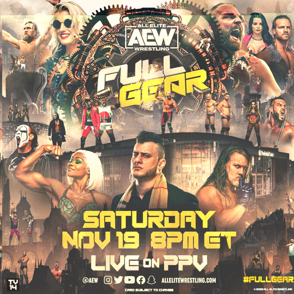 AEW AND JOE HAND PROMOTIONS BRINGING “AEW FULL GEAR” TO MOVIE THEATERS
